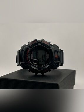 Casio G-Shock G-2300 Men’s Black Resin Red Accent Quartz Digital 42mm Watch